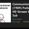 Communion (1989) Putlockers HD Stream Eng Sub